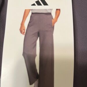 Adidas Women's Charcoal Wide-Leg Pants